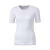 Frauen Samsoe & Samsoe T-Shirts & Shirts | T-Shirt Mit Rippen Weiss