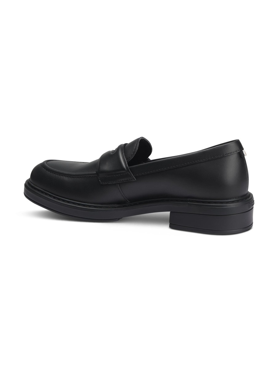 Frauen BOSS Women Halbschuhe | Loafer Schwarz