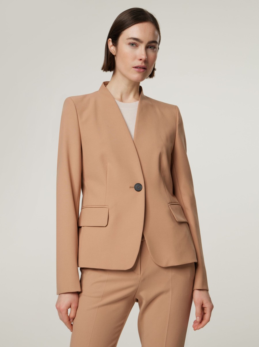 Frauen windsor. Blazer | Blazer Mit Schalkragen Camel