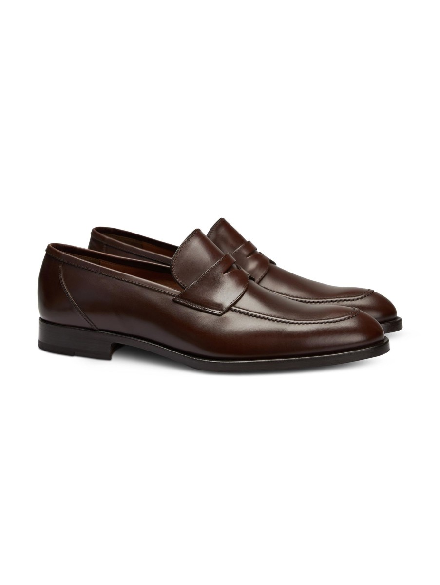 Manner Fratelli Rossetti Loafers & Slippers | Klassische Penny Loafers Dunkelbr.