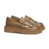 Frauen Pertini Halbschuhe | Loafer Alder Hellbraun