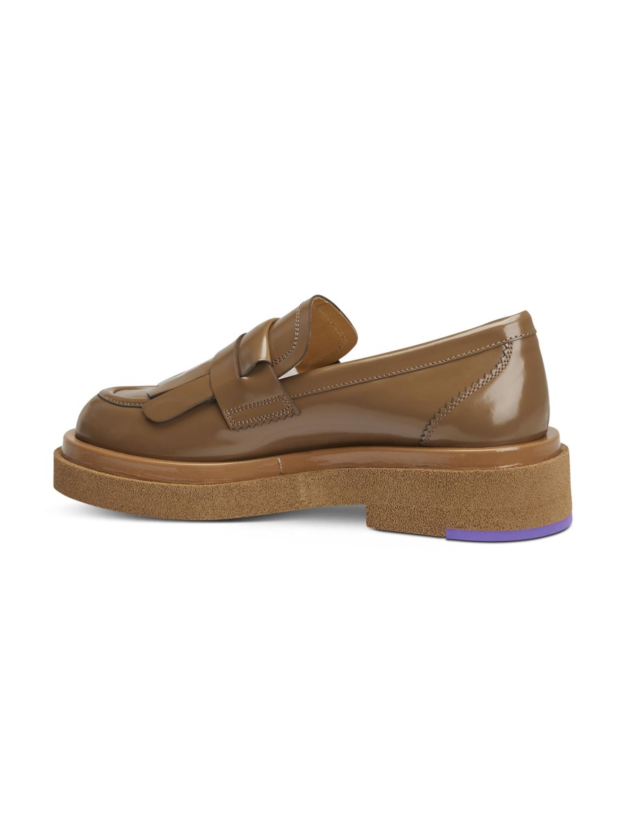 Frauen Pertini Halbschuhe | Loafer Alder Hellbraun