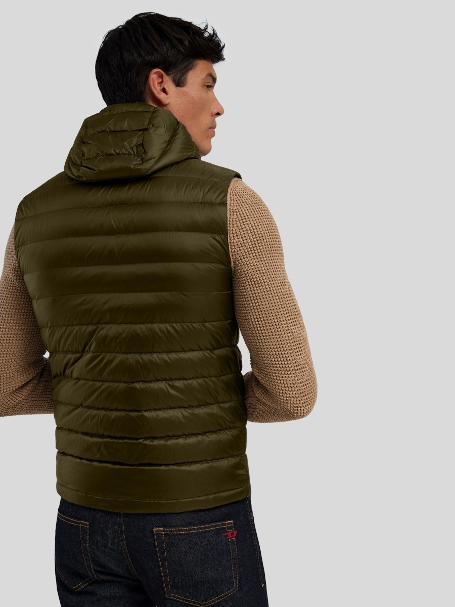 Manner Paul & Shark Gilets & Westen | Daunengilet Oliv