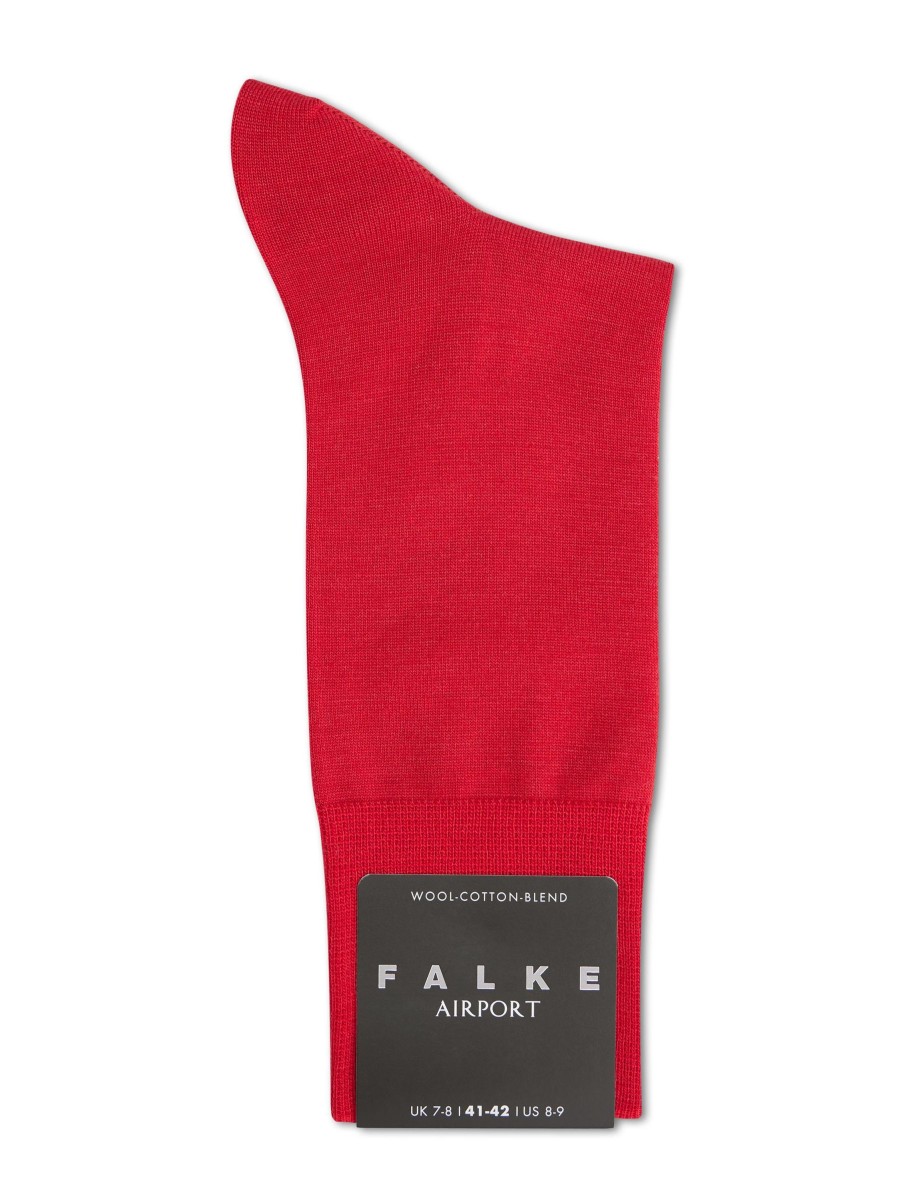 Manner Falke Wasche & Loungewear | Socken Airport Rot