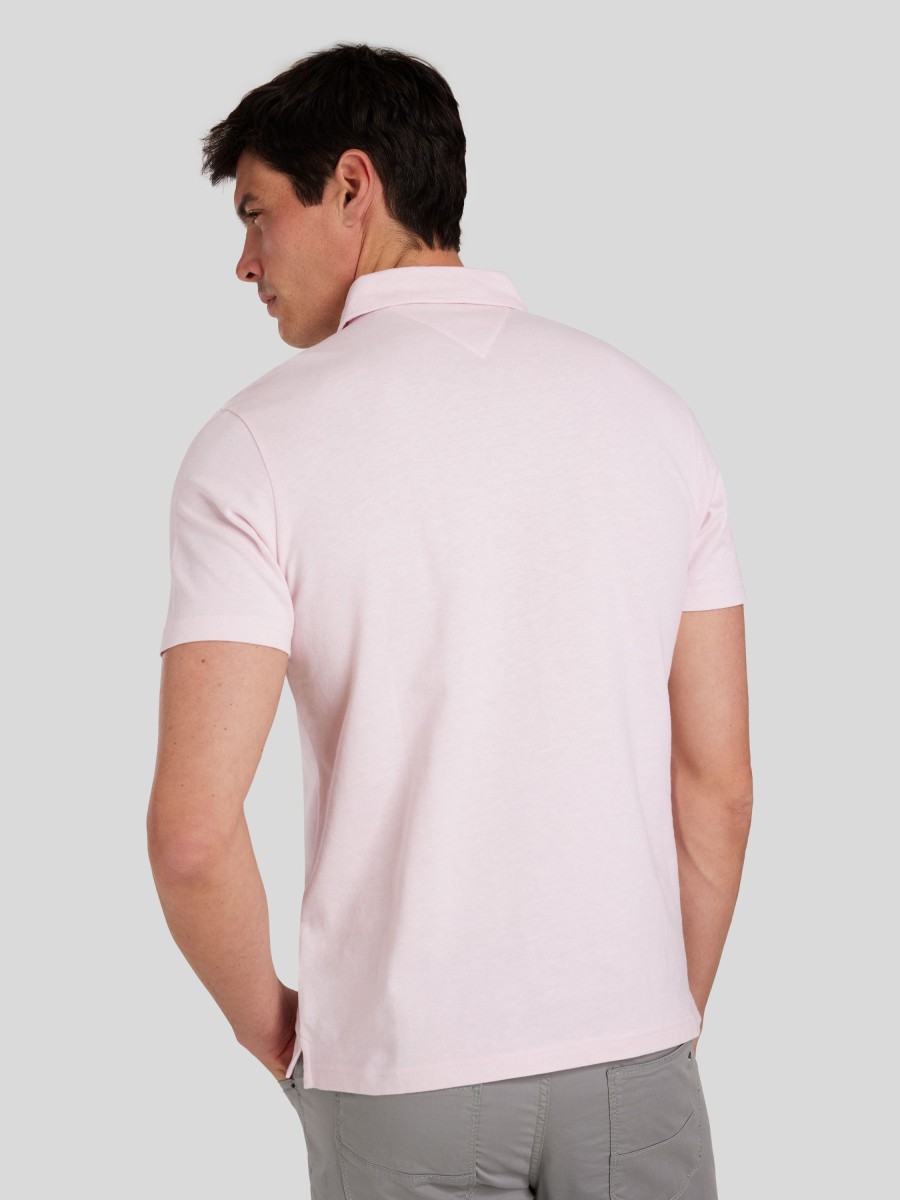 Manner Brax Polo-Shirts | Polo Im Modern Fit Hellrosa