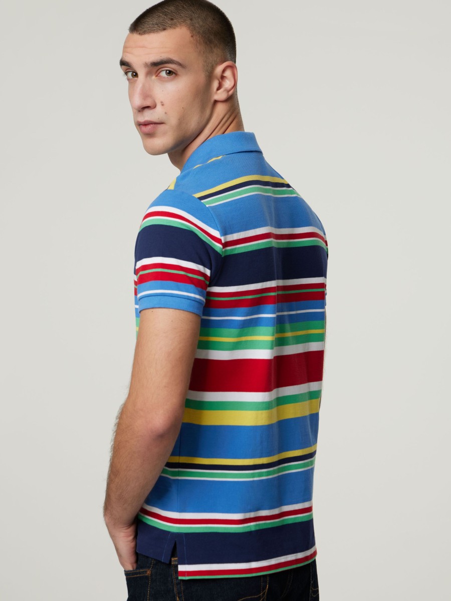 Manner Polo Ralph Lauren Men Polo-Shirts | Polo-Shirt Im Custom Slim Fit Multicolor