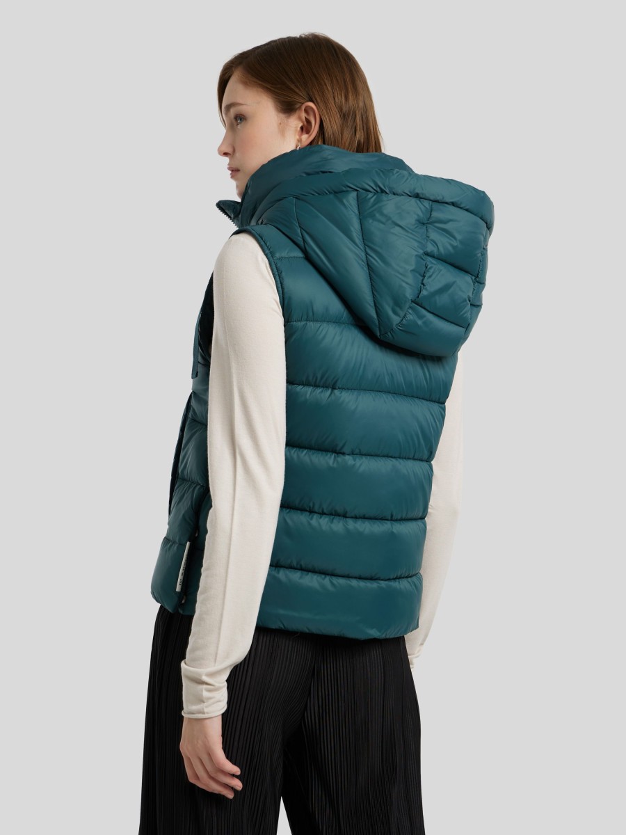 Frauen Marc O Gilets & Westen | Steppgilet Petrol