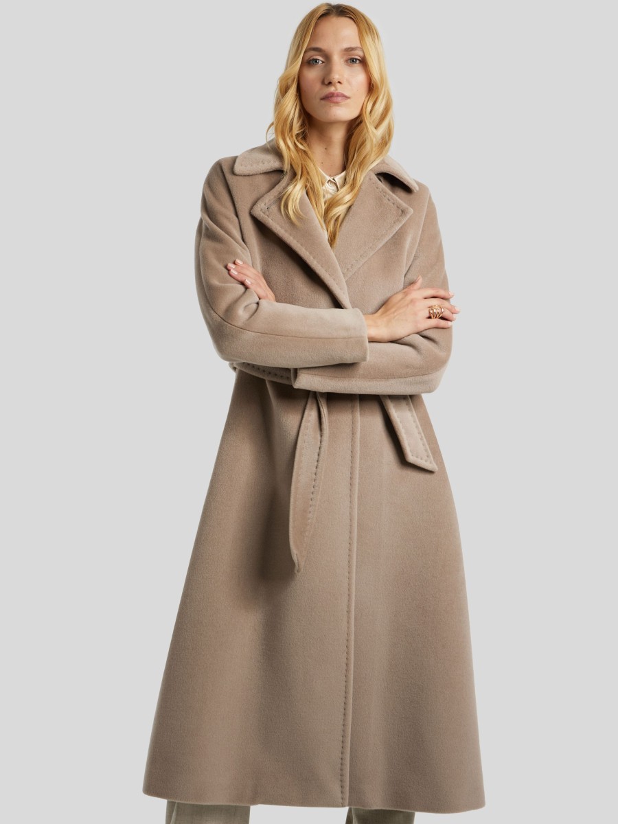 Frauen Max Mara Studio Mantel | Wollmantel Cielo Taupe