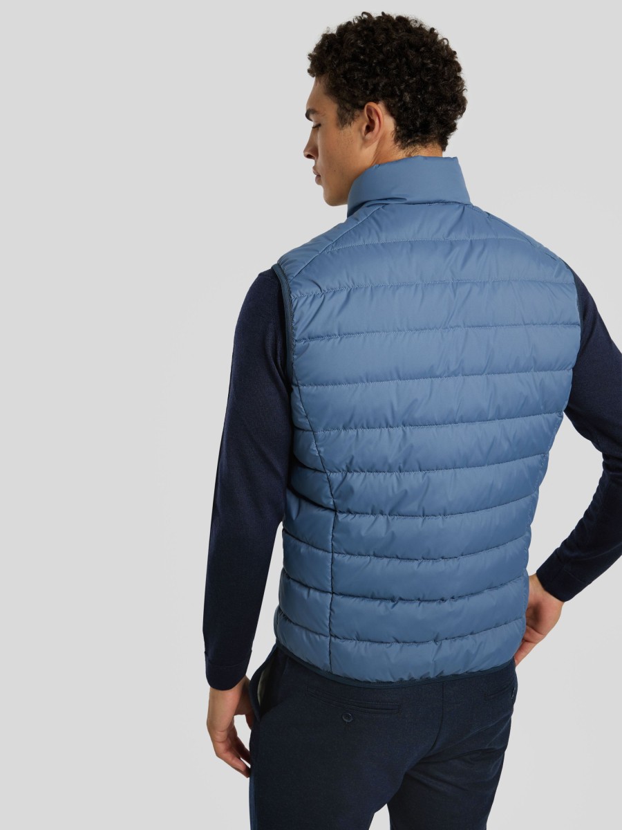 Manner Marc O Gilets & Westen | Steppweste Mittelblau