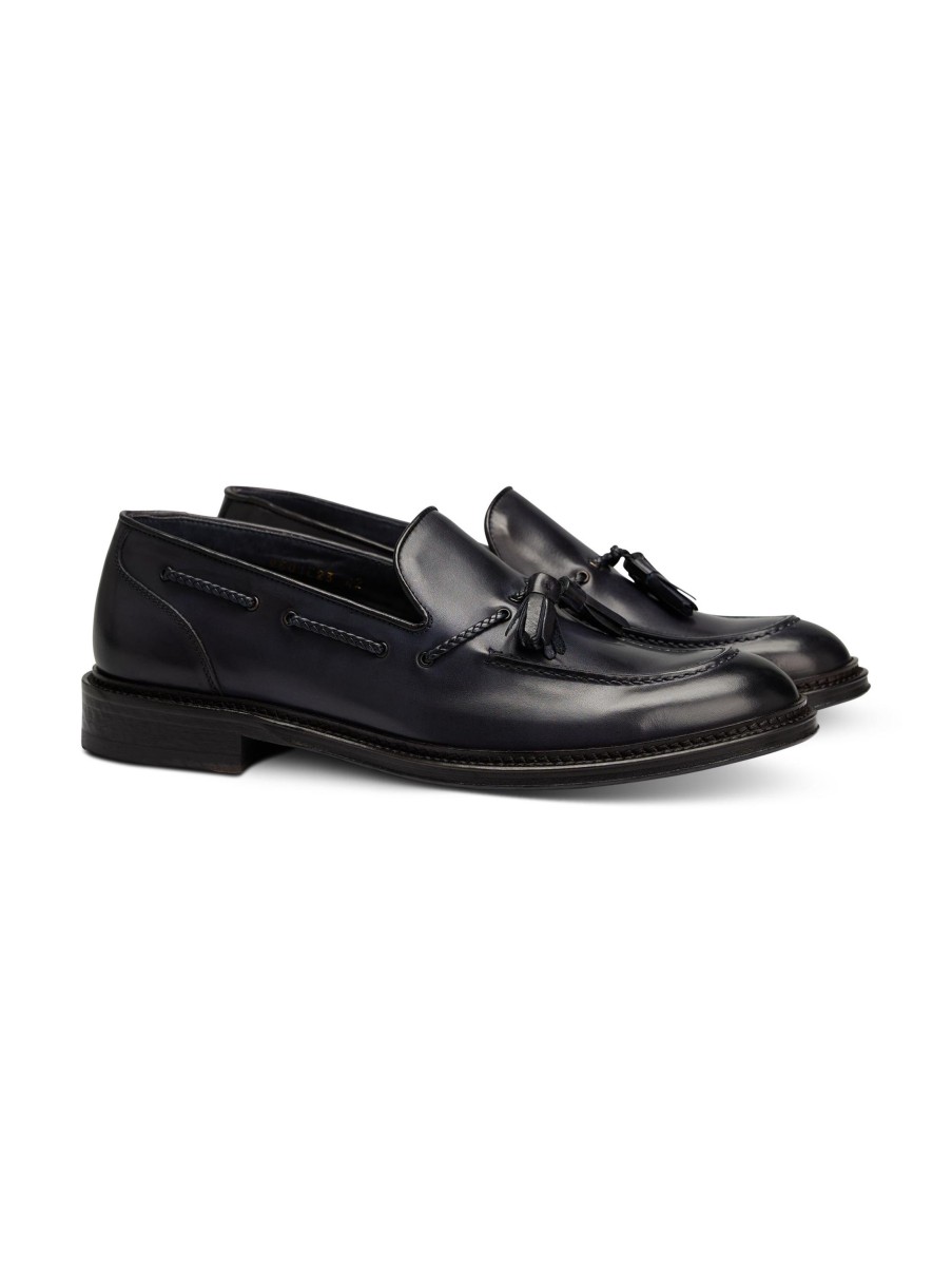 Manner Paul Kehl Loafers & Slippers | Loafer Mit Tasseln Marine