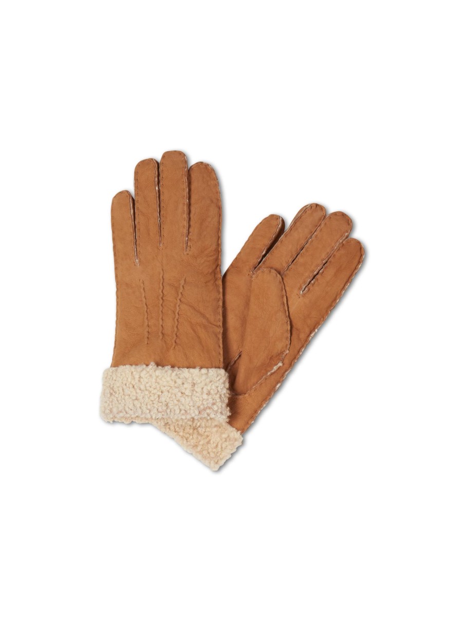 Frauen Paul Kehl Handschuhe | Handschuh Aus Lammfell Camel