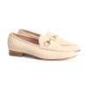 Frauen Castellano Halbschuhe | Loafer Aus Wildleder Genova Beige