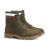 Manner Tommy Hilfiger Boots & Bottinen | Schnurstiefel Oliv