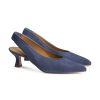 Frauen Pedro Miralles High Heels & Pumps | Sling Pumps Dark Denim