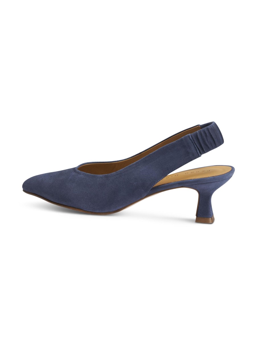 Frauen Pedro Miralles High Heels & Pumps | Sling Pumps Dark Denim