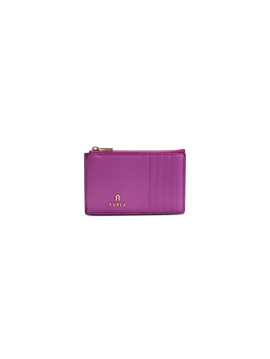 Frauen Furla Portemonnaies & Etuis | Kartenetui Camelia M Fuchsia