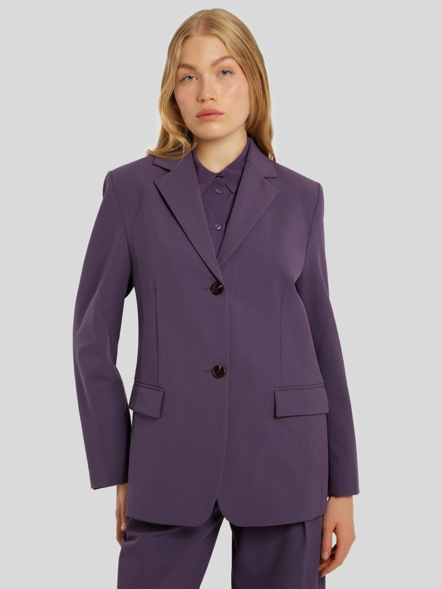 Frauen Samsoe & Samsoe Blazer | Blazer Luzy Aubergine