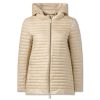 Frauen Save the Duck Jacken | Leichte Steppjacke Beige