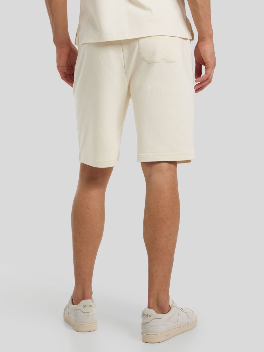 Manner Polo Ralph Lauren Men Shorts | Sweatshorts Mit Logo Ecru