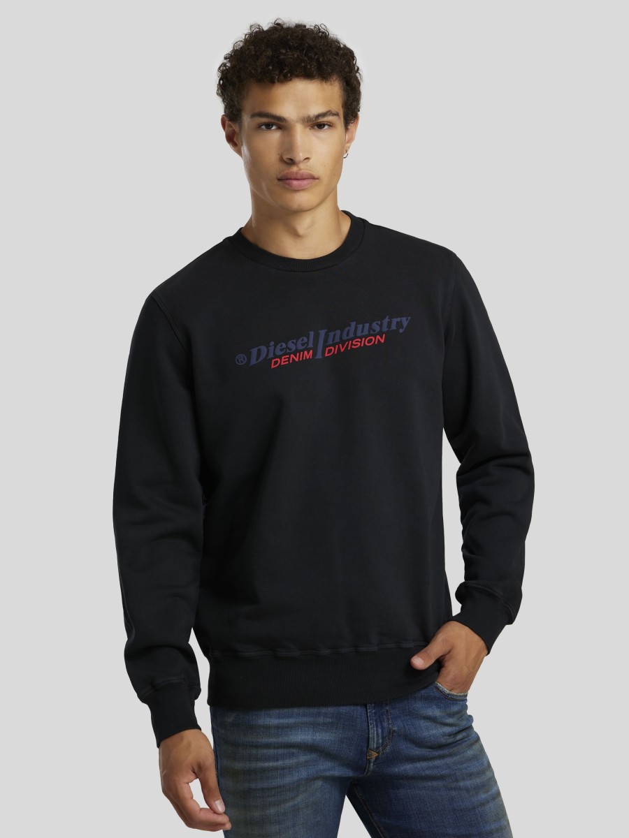 Manner Diesel Hoodies & Sweatshirts | Sweatshirt Schwarz