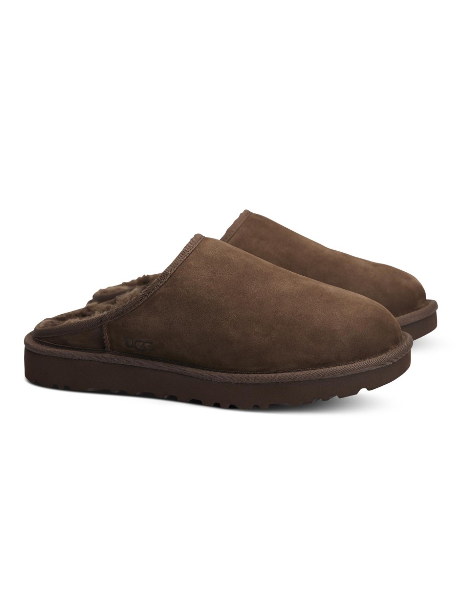 Manner Ugg Loafers & Slippers | Lederslipper Classic Slip-On Braun