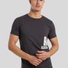 Manner Replay T-Shirts & Shirts | T-Shirt Mit Logo Anthrazit