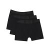 Manner Paul Kehl Wasche & Loungewear | Boxershorts 3Er Set Schwarz