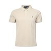 Manner Polo Ralph Lauren Men Polo-Shirts | Polo-Shirt Im Slim Fit Beige