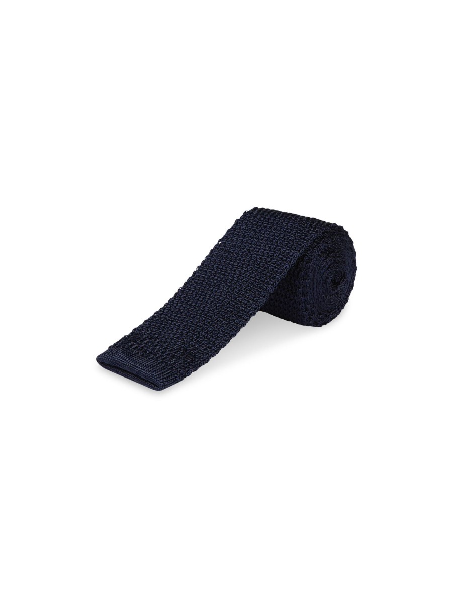 Manner Paul Kehl Krawatten & Accessoires | Strickkrawatte Marine