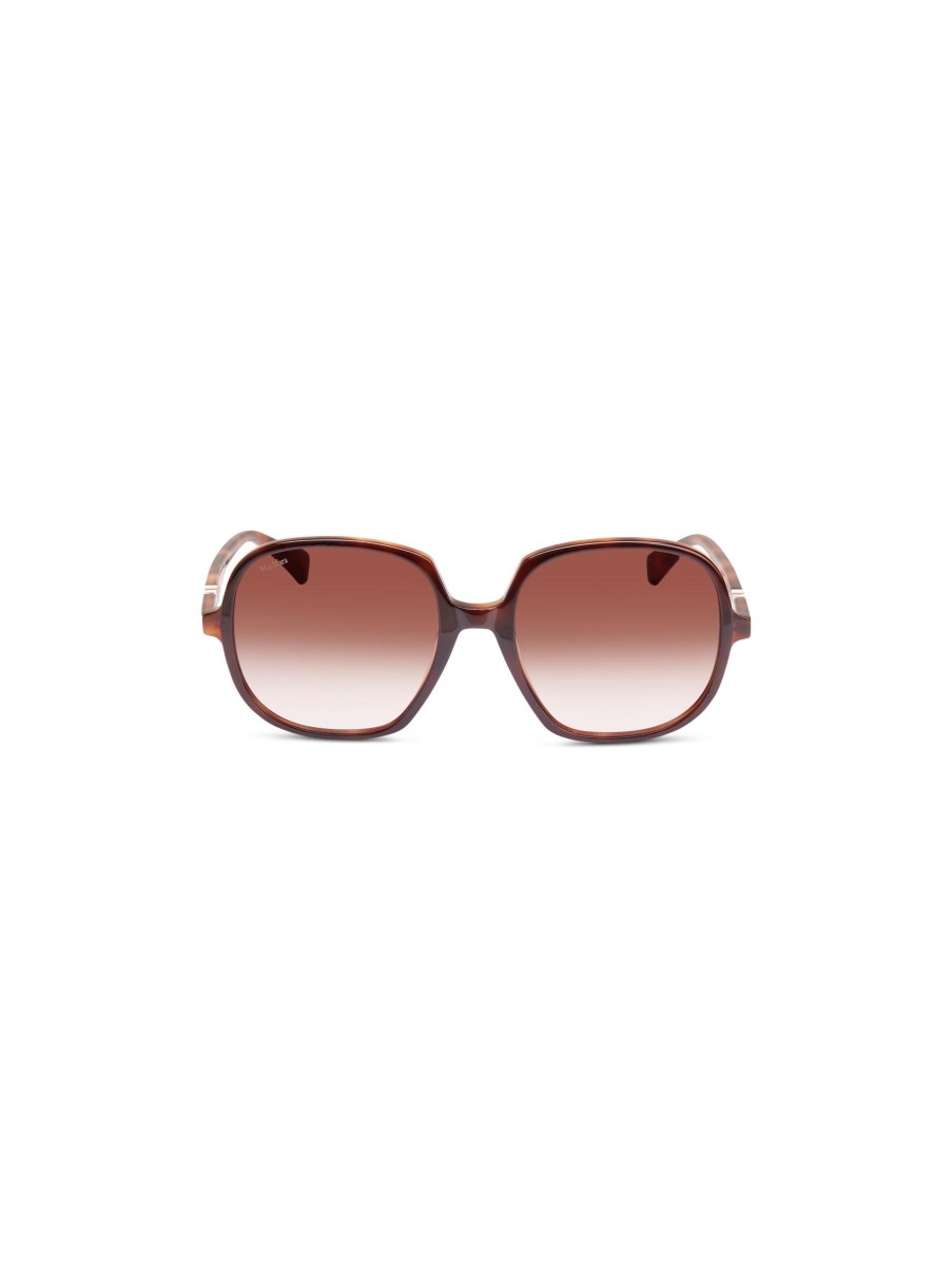 Frauen Max Mara Studio Sonnenbrillen | Sonnenbrille Cognac