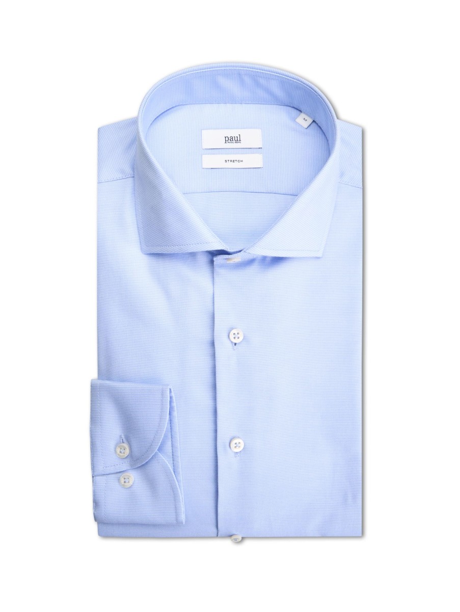 Manner Paul Hemden | Hemd Im Slim Fit Hellblau