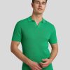 Manner Drykorn Polo-Shirts | Strick-Polo Braian Grun