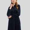 Frauen Marc O Kleider | Hemdkleid Aus Cord Marine