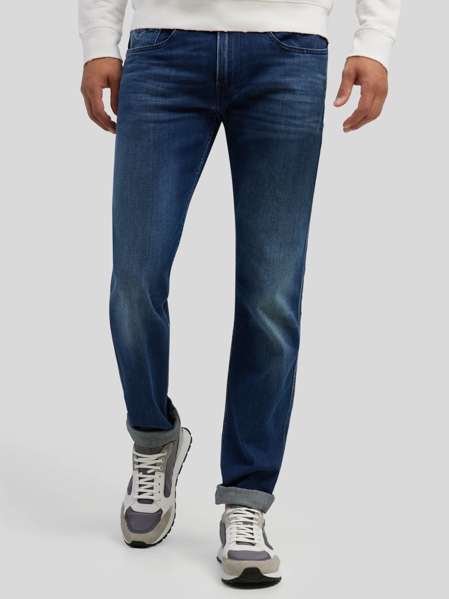 Manner Replay Jeans | Jeans Im Slim Fit Anbass X-Light Dark Denim