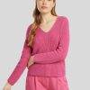 Frauen Marc O Pullover & Strick | Strickpullover Pink