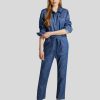 Frauen Luisa Rossi Overalls & Jumpsuits | Overall Diana Samba Indigo