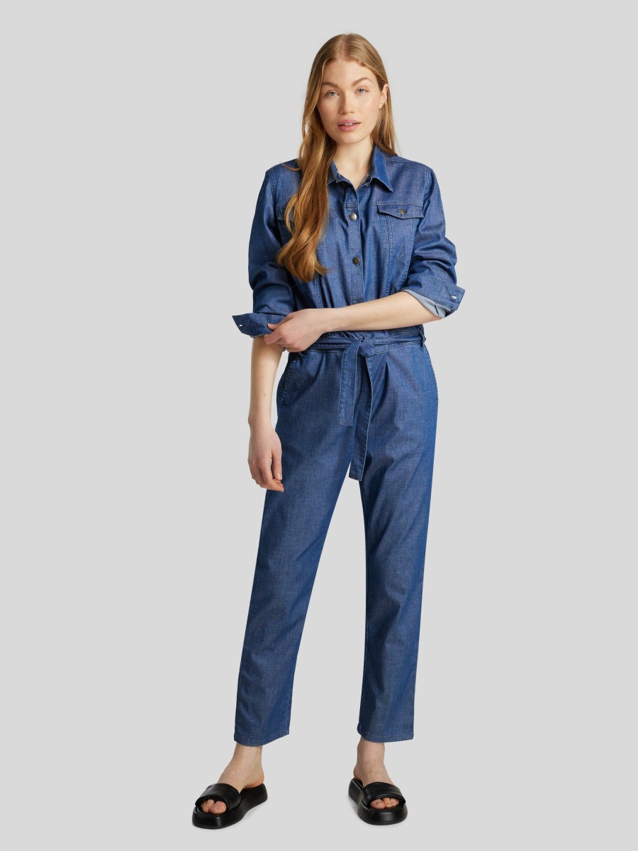 Frauen Luisa Rossi Overalls & Jumpsuits | Overall Diana Samba Indigo