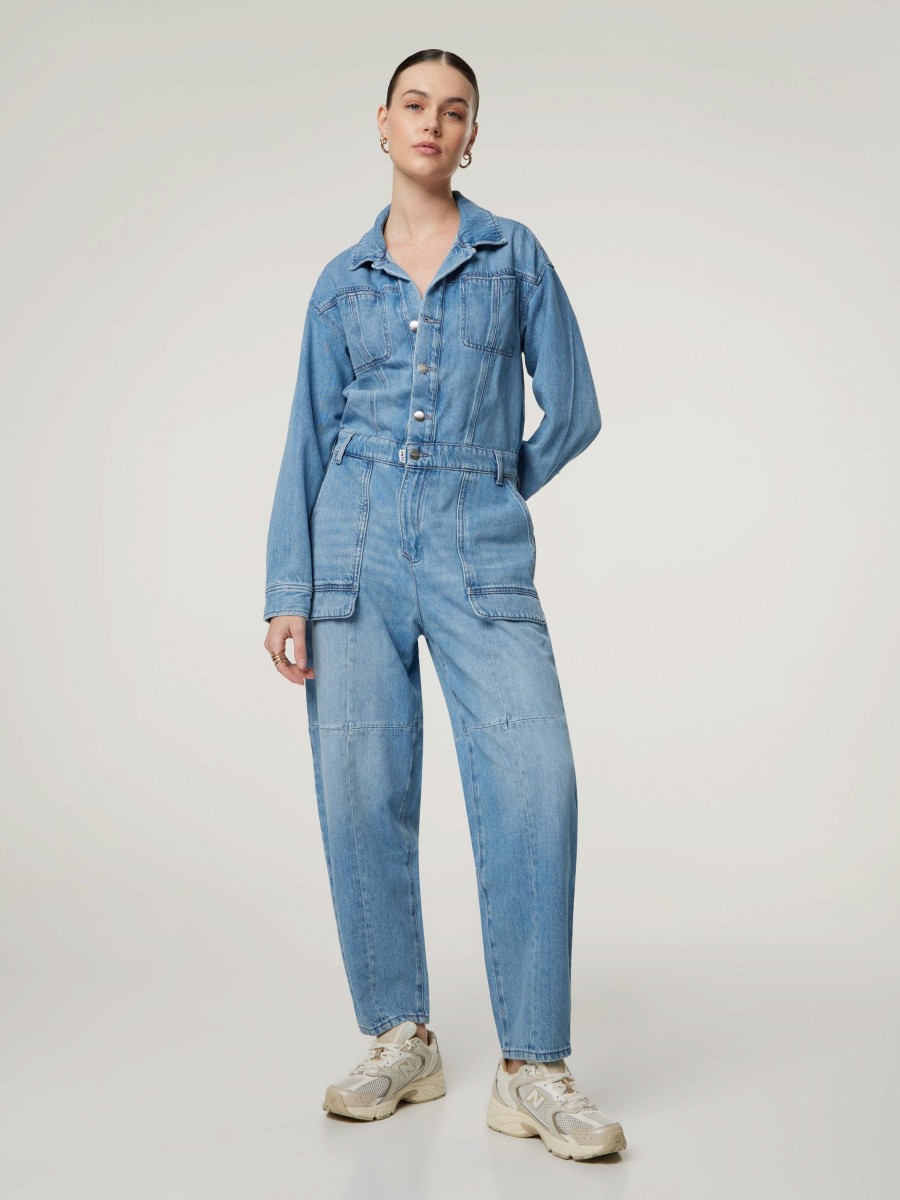 Frauen PNTS Overalls & Jumpsuits | Overall Aus Denim Lightdenim