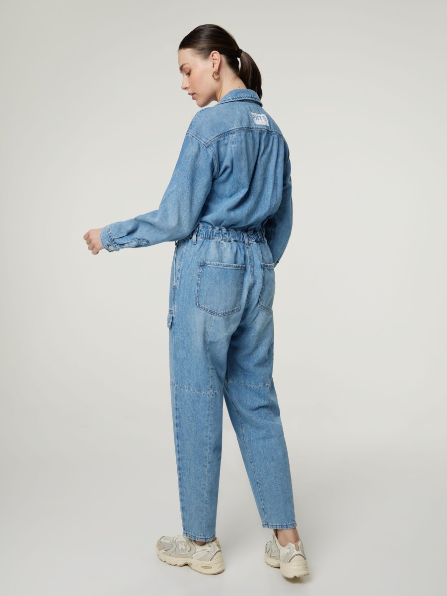 Frauen PNTS Overalls & Jumpsuits | Overall Aus Denim Lightdenim