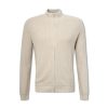 Manner Paul Kehl Pullover & Strickjacken | Strickjacke Im Custom Fit Beige