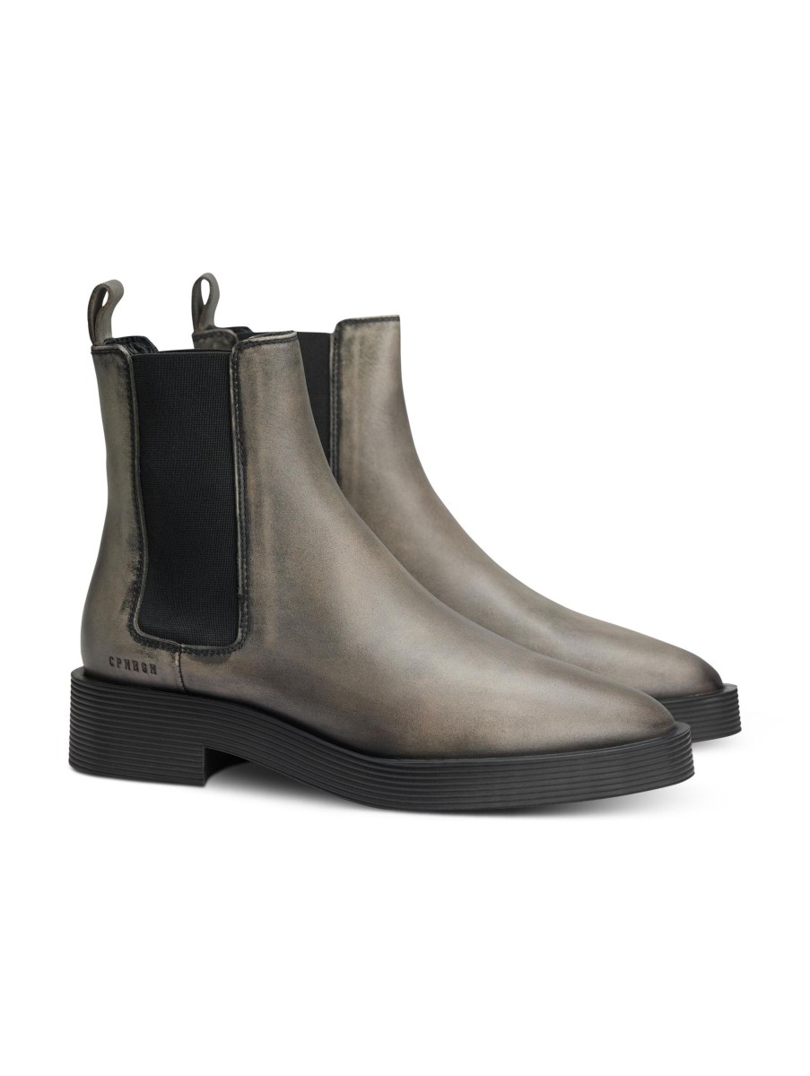 Frauen Copenhagen Boots & Stiefeletten | Chelsea Boot Grau