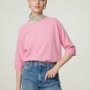 Frauen Burger Pullover & Strick | Pullover Aus Kaschmir Pink