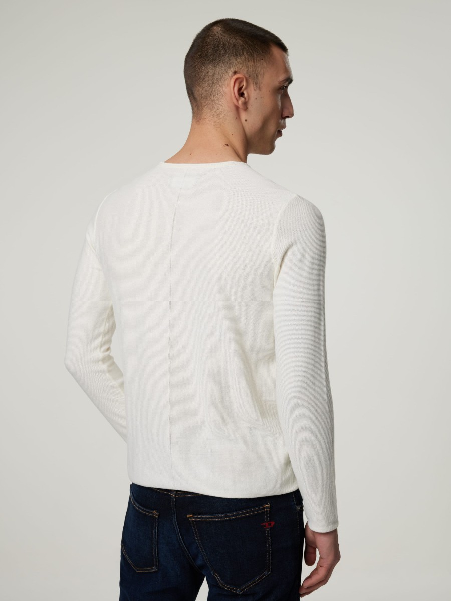 Manner Replay Pullover & Strickjacken | Strickpullover Weiss