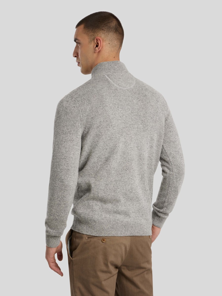 Manner Brax Pullover & Strickjacken | Troyer Steffen Grau