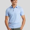 Manner BOSS Men Polo-Shirts | Polo-Shirt Im Slim Fit Palosh Hellblau