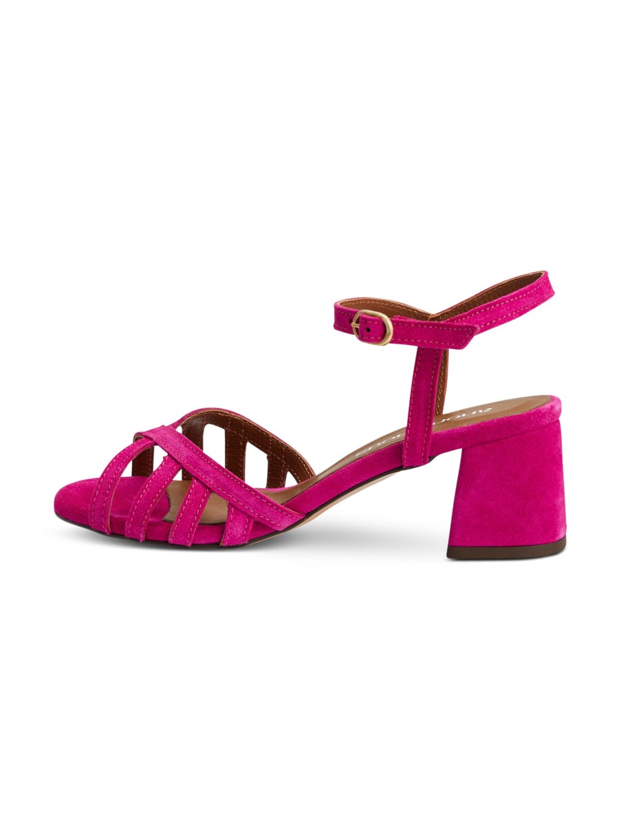 Frauen Anonymous Copenhagen Sandalen & Sandaletten | Sandalette Fuchsia