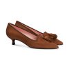 Frauen Pretty Ballerinas High Heels & Pumps | Pumps Aus Verlousleder Cognac