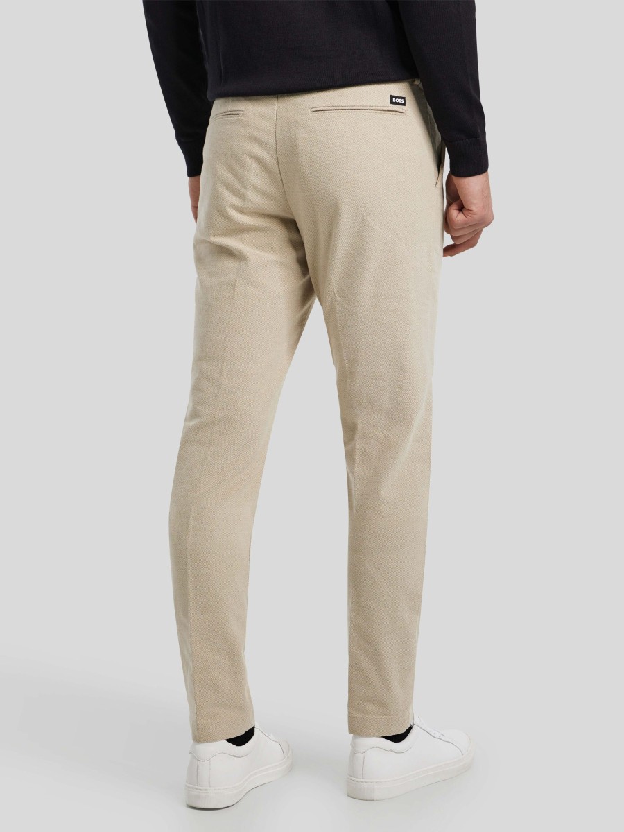 Manner BOSS Men Hosen | Hose Im Slim Fit Beige