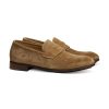 Manner Paul Kehl Loafers & Slippers | Penny Loafer Aus Veloursleder Beige