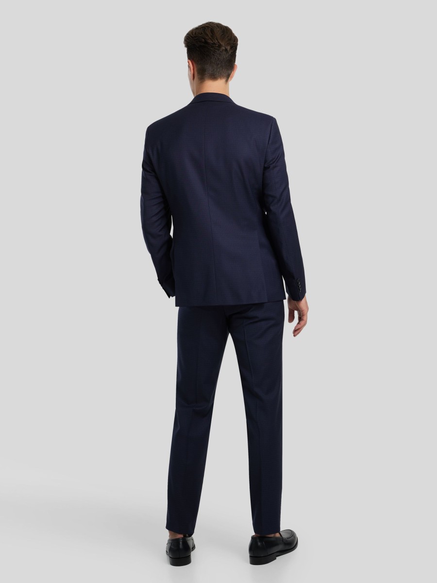 Manner BOSS Men Anzuge | Anzug 2-Teilig Im Slim Fit Marine